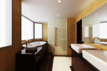 124平现代时尚轻公寓现代卫生间装修图片