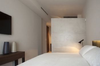 简单舒适的时尚住宅现代卧室装修图片