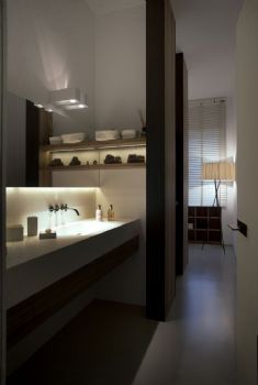 简单舒适的时尚住宅现代卫生间装修图片