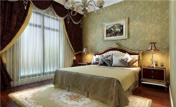 251平美式古朴美式卧室装修图片