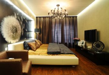 雅戈尔186平复式现代卧室装修图片