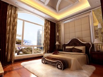 华侨城275平古典风格古典卧室装修图片
