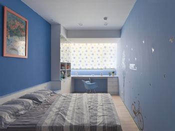 港城家园132平地中海地中海卧室装修图片