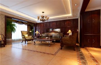 华光城156平米欧式设计欧式客厅装修图片