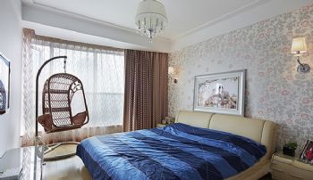 140平大气时尚三居现代卧室装修图片