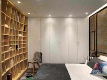 132平米绿色轻松空间现代卧室装修图片