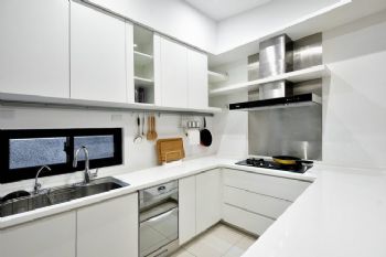148平米木质简约空间简约厨房装修图片