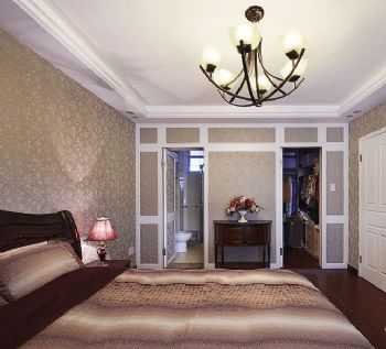 风格城事100平欧式装修案例欧式卧室装修图片