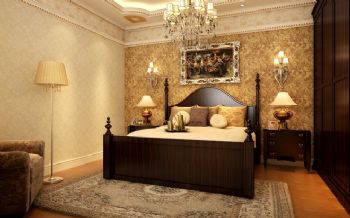 河风丽庭欧式卧室装修图片