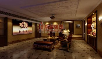 龙湖滟澜海岸4欧式客厅装修图片