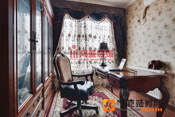 欧式书房装修图片