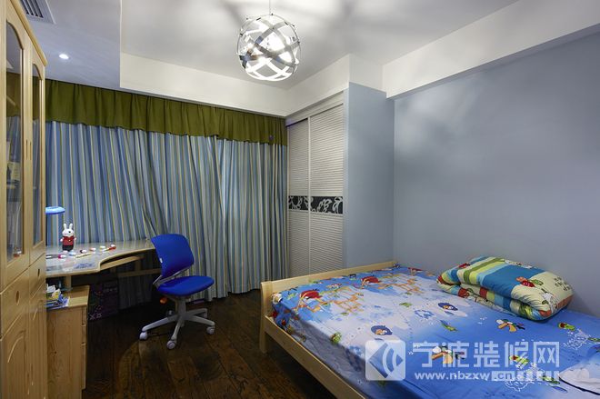 中式儿童房装修图片