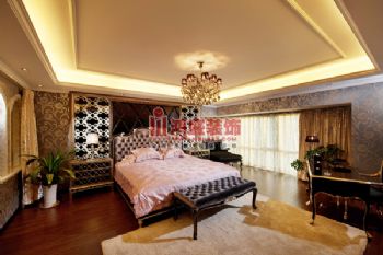 龙湖名景欧式卧室装修图片