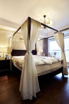 天水家园美式卧室装修图片