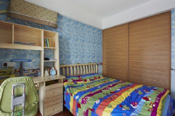 青林湾中式卧室装修图片