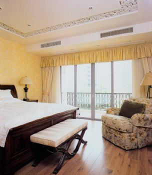 雅戈尔·香颂湾美式卧室装修图片