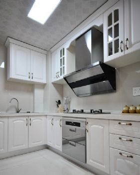 杭州湾世纪城现代婚房现代厨房装修图片