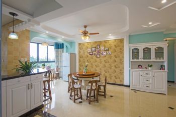 长岛花园混搭餐厅装修图片