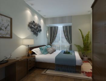 翡翠湾中式卧室装修图片