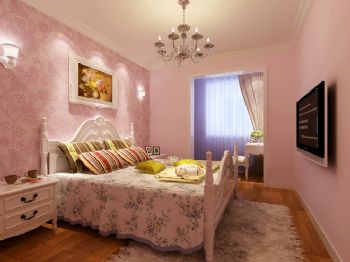 圣夕澜山现代卧室装修图片
