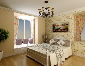 丹峰小区现代卧室装修图片