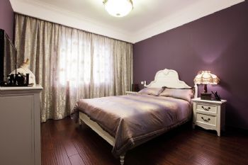世茂首府中式卧室装修图片