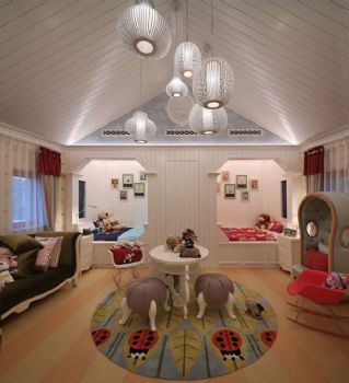 欧式古典风格别墅装修案例欧式儿童房装修图片