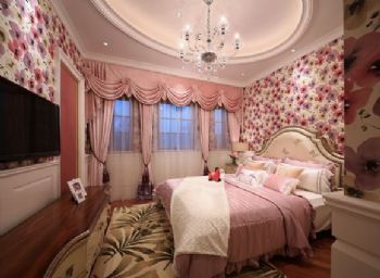欧式古典风格别墅装修案例欧式卧室装修图片