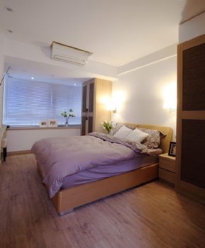 99平米旧屋改造案例现代卧室装修图片