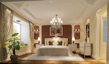 138平米简欧风格设计图片欧式卧室装修图片
