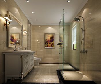 欧式古典风三居案例欣赏欧式卫生间装修图片
