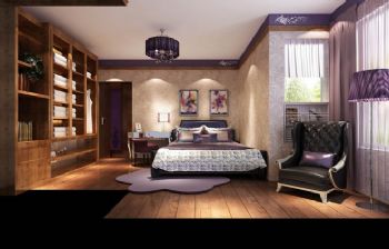 新中式二居案例欣赏中式卧室装修图片