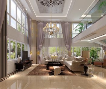 270平米奢华别墅设计欣赏欧式客厅装修图片