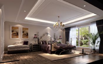 270平米奢华别墅设计欣赏欧式卧室装修图片
