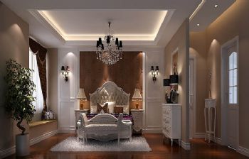 欧式古典四居设计案例欧式卧室装修图片