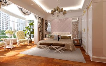 奢华简欧风格设计案例欣赏欧式卧室装修图片