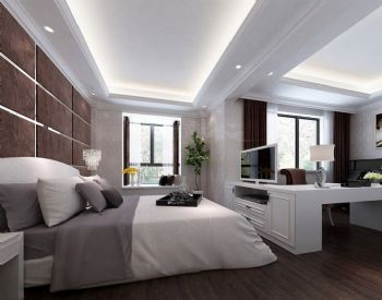 后现代奢华公寓设计欣赏现代卧室装修图片