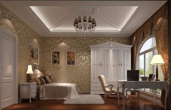 180平复式古典家居欣赏古典卧室装修图片