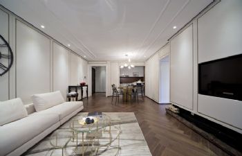 巴洛克风格公寓设计案例古典客厅装修图片