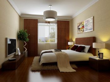 简欧风格三居设计案例欧式卧室装修图片