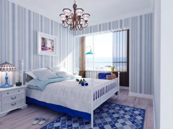 地中海三居室设计图欣赏地中海卧室装修图片