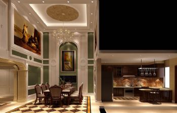 简欧风格别墅设计效果图欧式餐厅装修图片