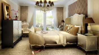 欧式古典三居设计效果图欧式卧室装修图片