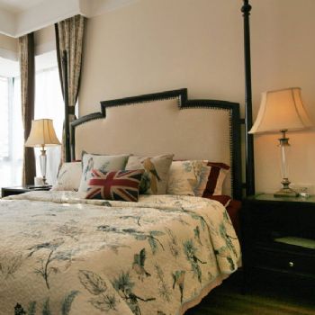 美式风格小户型装修案例美式卧室装修图片