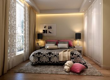 新古典风格小户型设计案例古典卧室装修图片