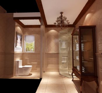270平别墅古典风装修案例效果图古典卫生间装修图片