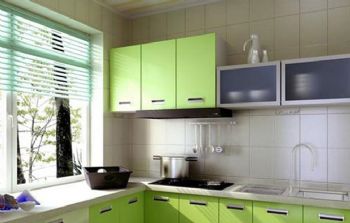鲜活色彩搭配厨房设计图片现代风格厨房