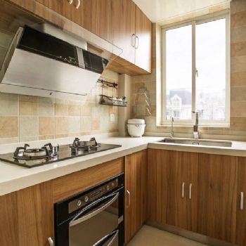 82平美式风中户型装修案例欣赏美式风格厨房