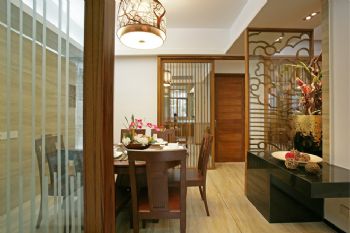 中式风格大户型装修案例欣赏中式餐厅装修图片