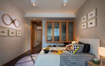 雍城世家两居室新中式风格装修效果图中式卧室装修图片